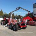 Hot Sale Ce Certificate Zm3004 3tons Log Loading Trailer with Crane for 20-50HP Tractor